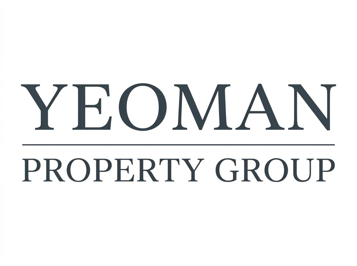 Charcoal with white background Logo Yeoman Property Group
